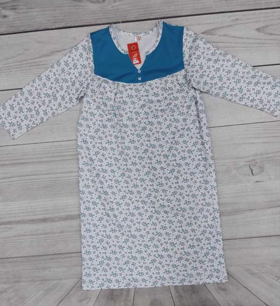 Ночнушка Imlion (48-56) 227 white-blue (зима)