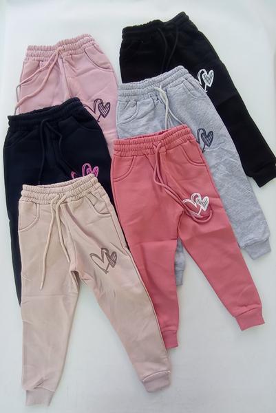 Штаны спорт Meloria (5-8) 18294 d.pink (зима)