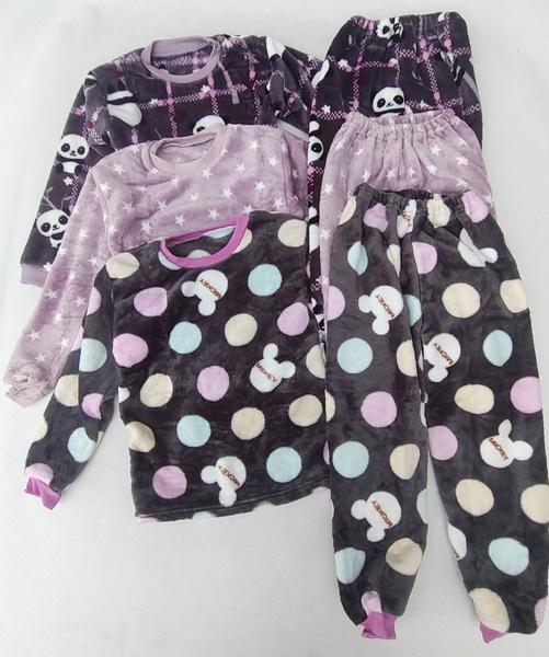 Пижама Meloria (36-40) ML3056 grey-pink (зима)