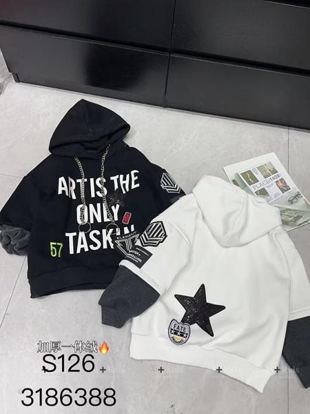 Худи Meloria (120-170) S126 black (зима)