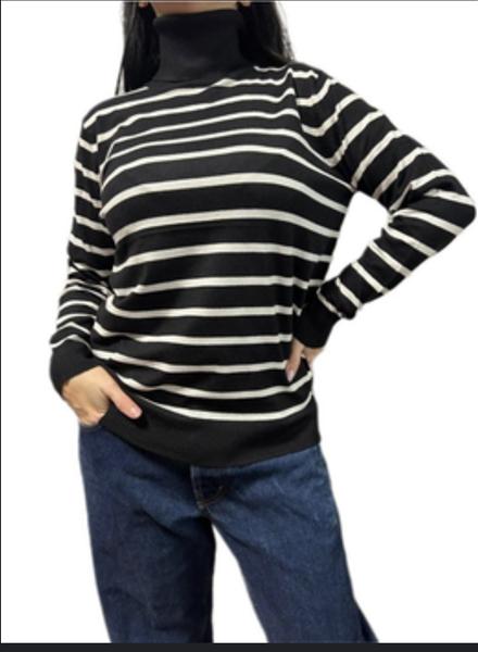 Свитер Elena&Vika (48-54) 24001 black-white (деми)