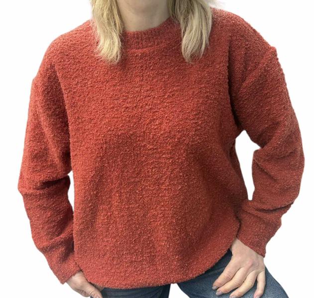 Свитер Elena&Vika (46-52) 24058 terrakot (зима)