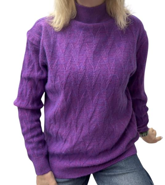 Свитер Elena&Vika (48-52) 26370 purple (зима)