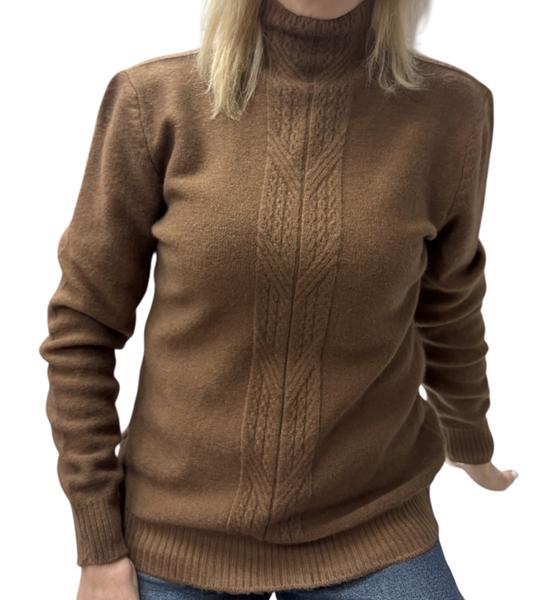 Свитер Elena&Vika (44-48) 24037 brown (зима)
