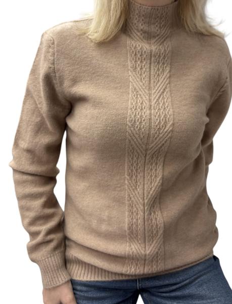 Свитер Elena&Vika (44-48) 24037 beige (зима)