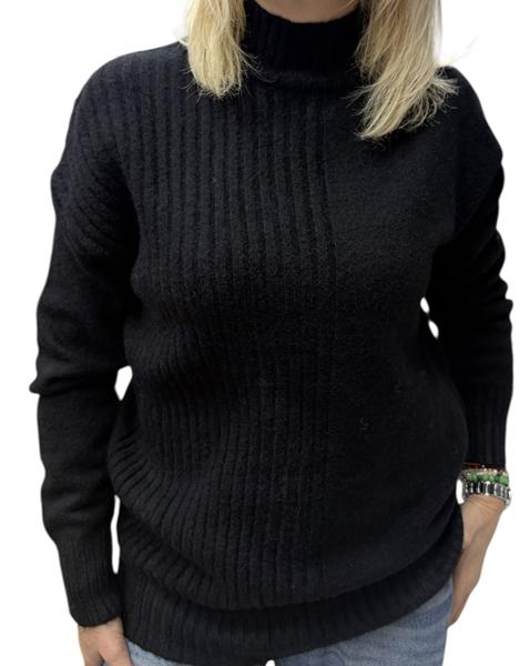 Свитер Elena&Vika (44-52) 24066 black (зима)