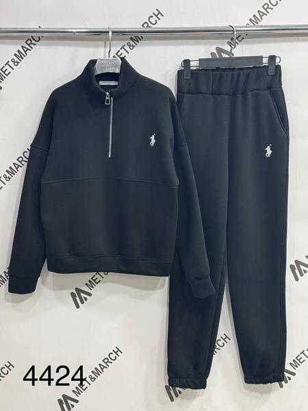 Костюм спорт Delviago (S-L) 4424 black (зима)