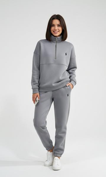 Костюм спорт Delviago (46-50) DL510 grey (зима)