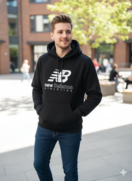 Худи Delviago (48-54) DL551 black (зима)