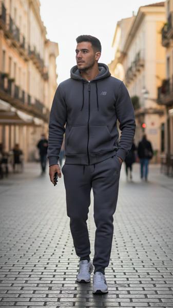 Костюм спорт Delviago (46-54) DL574 grey (зима)