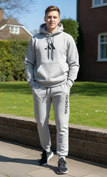 Костюм спорт Delviago (48-54) DL581 l.grey (зима)