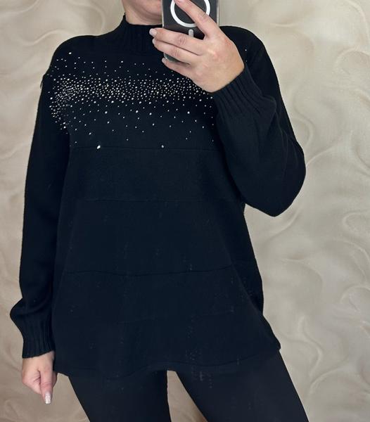 Свитер LeVisha (50-56) 24070 black (зима)