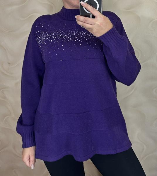 Свитер LeVisha (50-56) 24070 purple (зима)