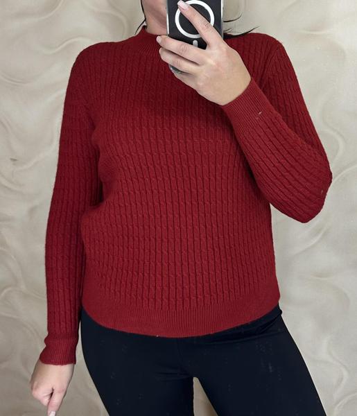 Свитер LeVisha (46-50) 24083 wine (зима)