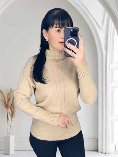 Свитер LeVisha (46-50) 25413 beige (зима)