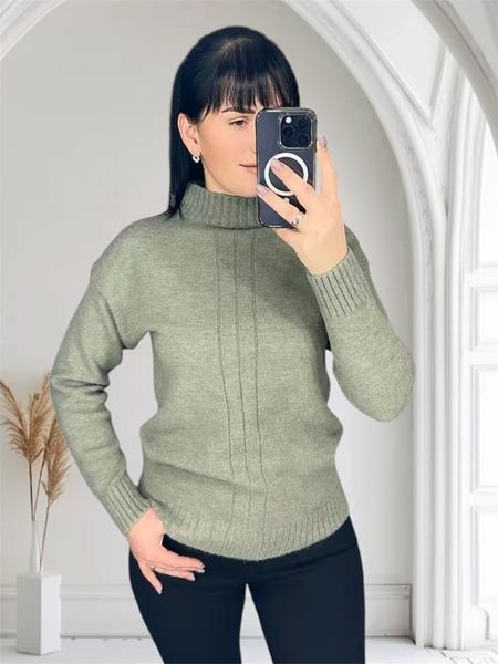 Свитер LeVisha (46-50) 25413 green (зима)