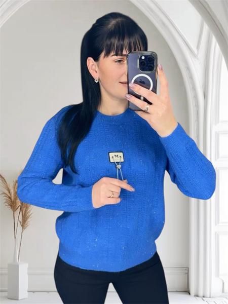 Свитер LeVisha (46-50) 25415 blue (зима)