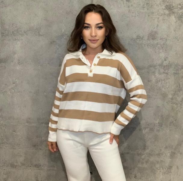 Свитер Modnulya (one size) 1677 beige (зима)