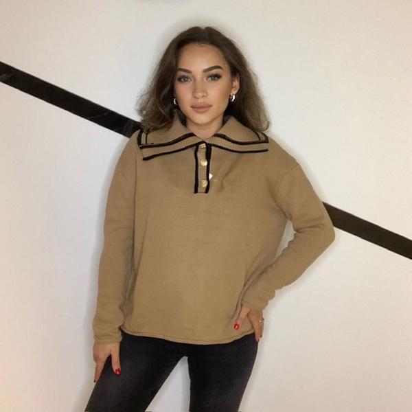 Свитер Modnulya (S-M) 1752 d.beige (зима)