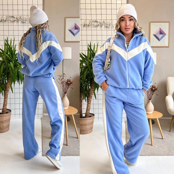 Костюм спорт Modnulya (42-52) 3072 l.blue (зима)