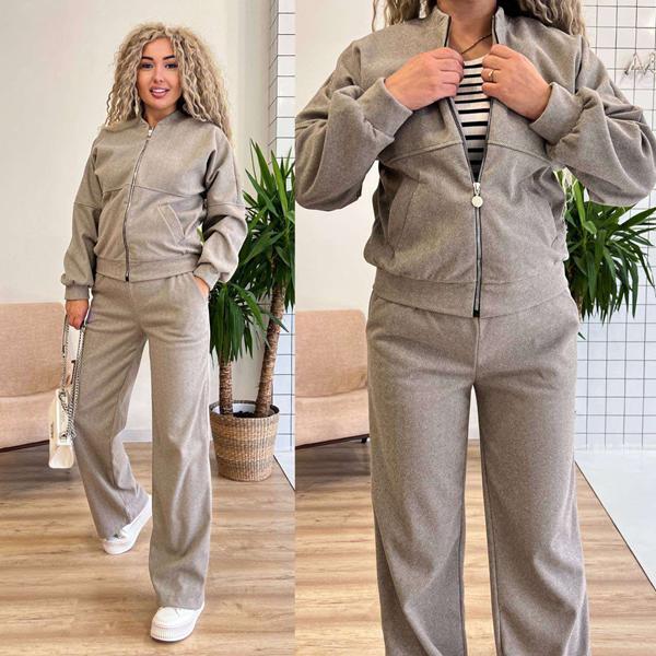 Костюм спорт Modnulya (42-52) 3073 beige (зима)