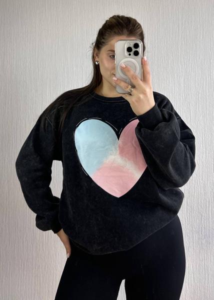 Свитер Modnulya (one size) 6518 black (зима)