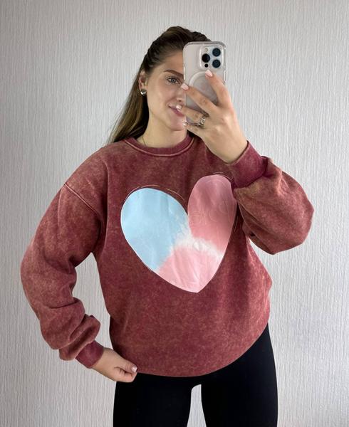 Свитер Modnulya (one size) 6518 wine (зима)