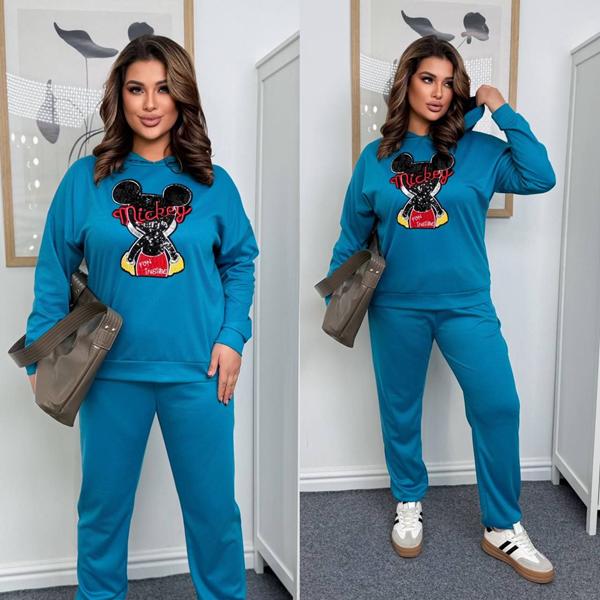 Костюм спорт Modnulya (46-60) 7847-1 blue (деми)