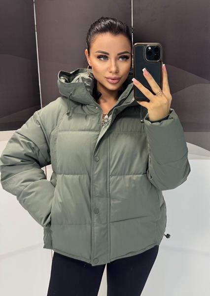 Куртка Modnulya (M-XL) 88160 green (зима)