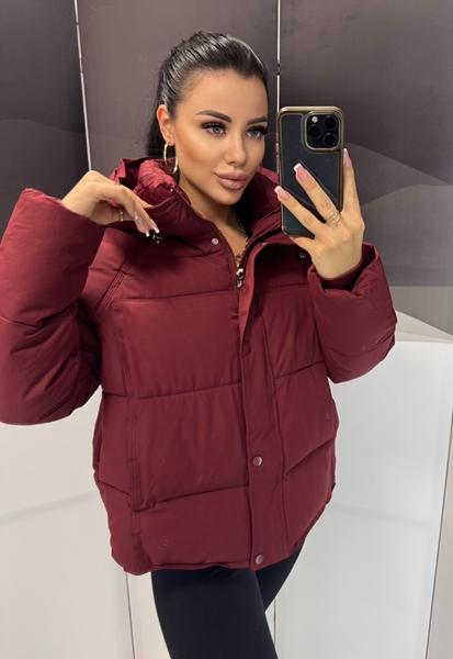 Куртка Modnulya (M-XL) 88160 wine (зима)