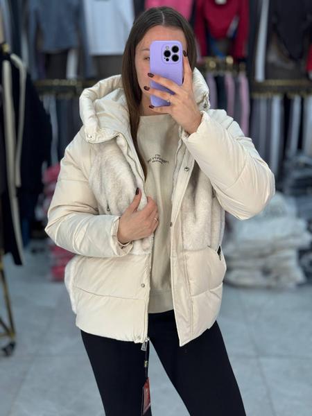 Куртка Modnulya (42-46) 9062 beige (зима)