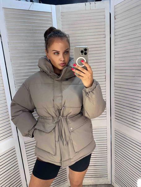 Куртка Modnulya (M-XL) B552 grey (зима)