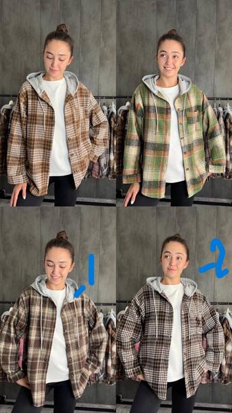 Рубашка Modnulya (one size) MD178-1 brown (зима)