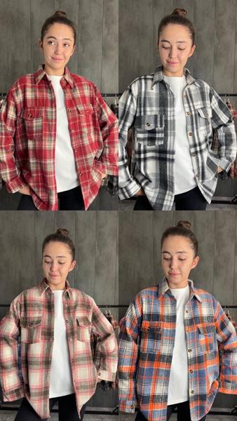 Рубашка Modnulya (one size) MD189 grey (зима)