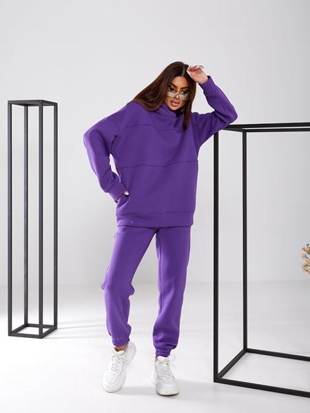 Костюм спорт Modnulya (M-2XL) MD228 purple (зима)