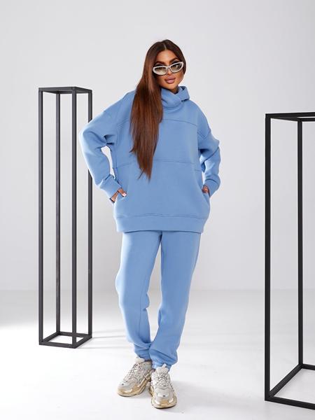 Костюм спорт Modnulya (M-2XL) MD229 l.blue (зима)