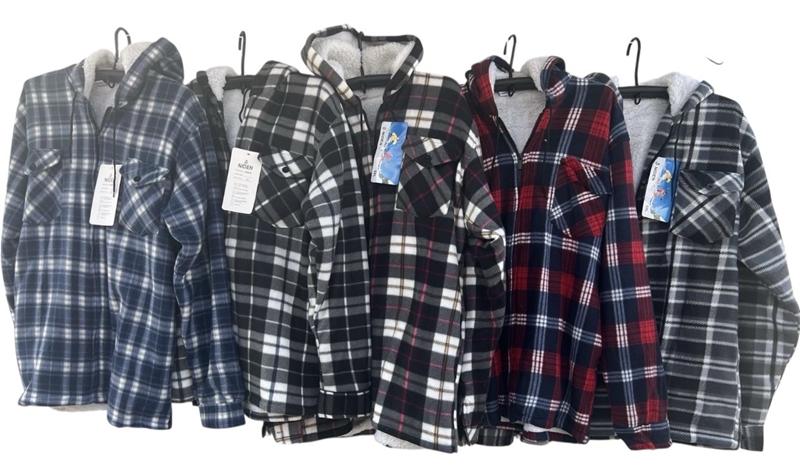 Кофта Essa (XL-5XL) E837 grey-red (зима)