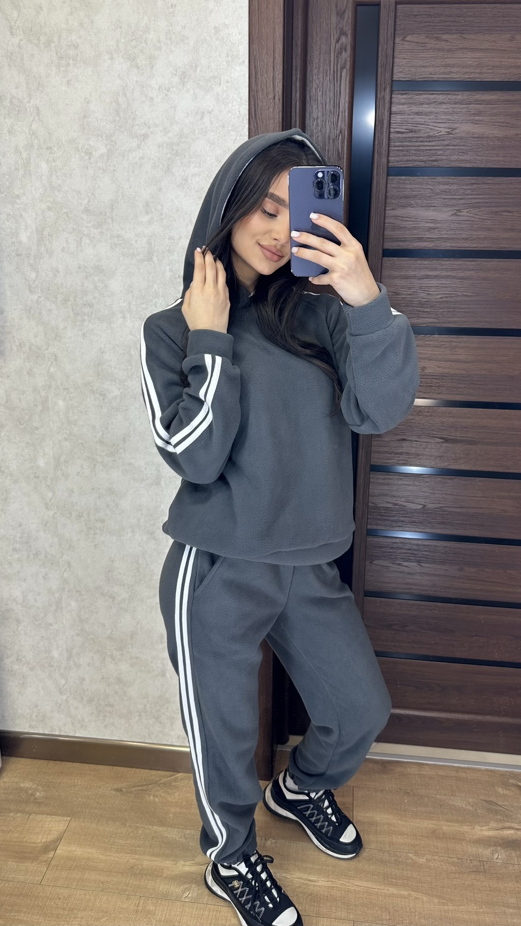 Костюм спорт Valentina (42-52) 105 d.grey (зима)