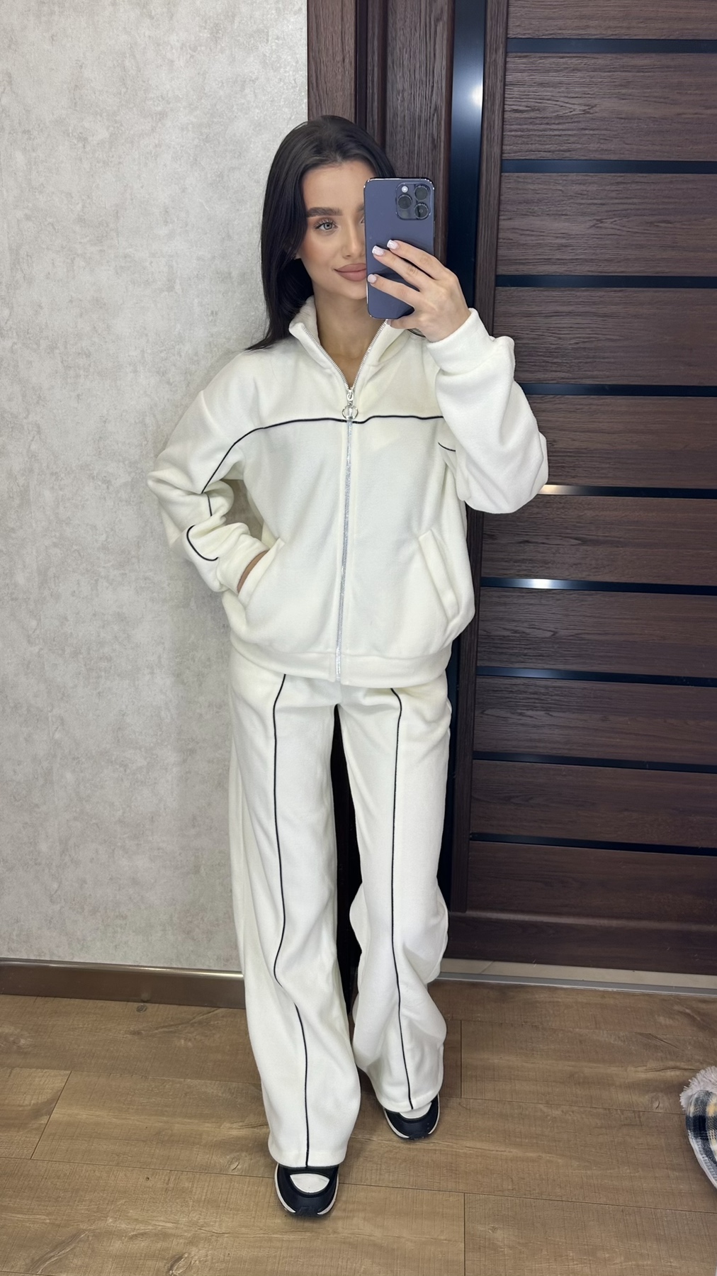 Костюм спорт Valentina (42-52) 106 milk (зима)