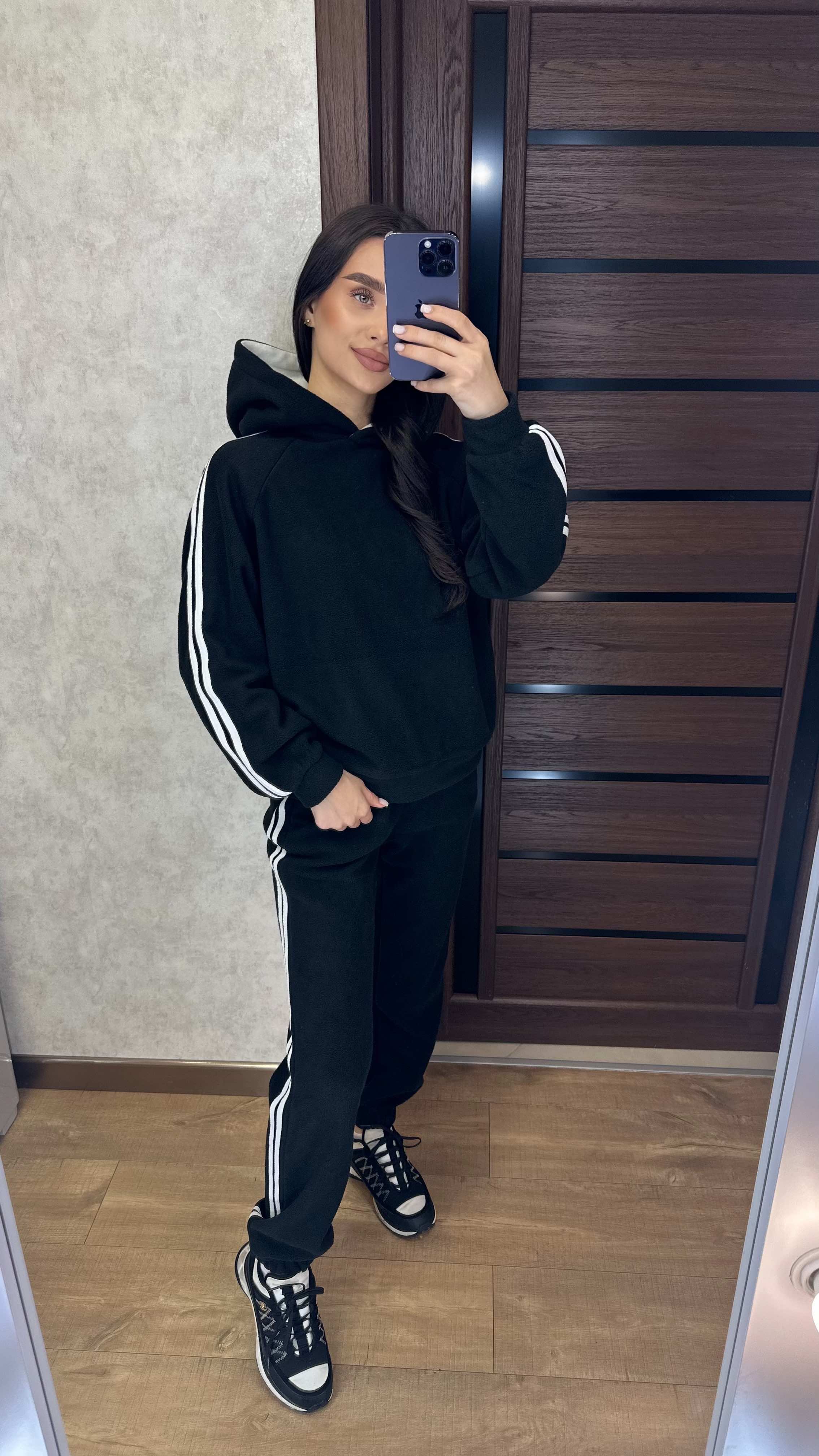 Костюм спорт Valentina (42-52) 15 black (зима)