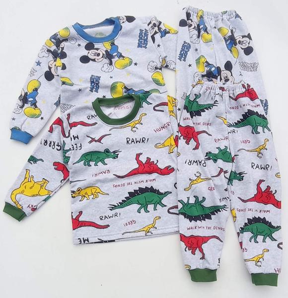 Пижама Meloria (28-36) ML3107 grey-l.blue (зима)