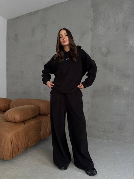 Костюм спорт Modnulya (42-48) 1671 black (зима)