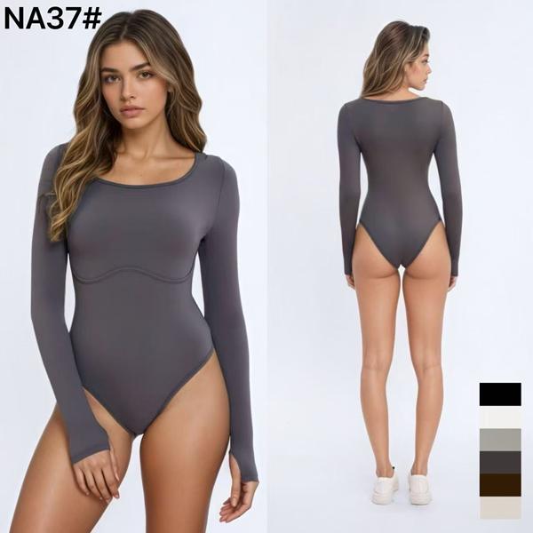 Боди Modnulya (S-XL) NA37 black (деми)