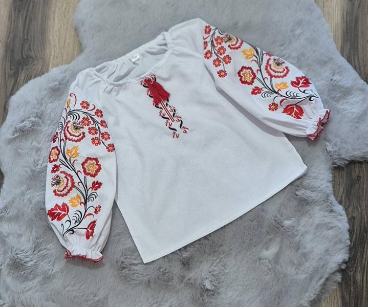 Вышиванка Limerense (152-176) LM157 white (деми)