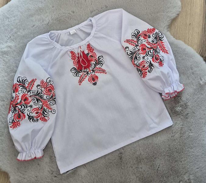 Вышиванка Limerense (152-176) LM161 white (деми)