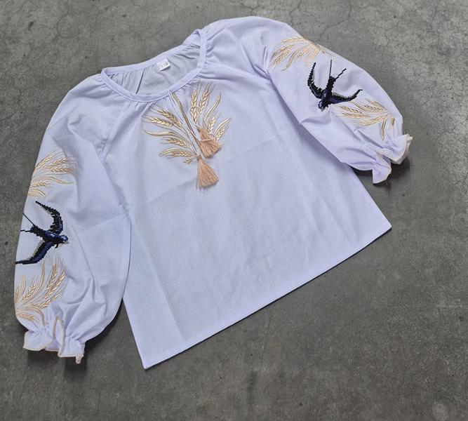 Вышиванка Limerense (152-176) LM164 white (деми)