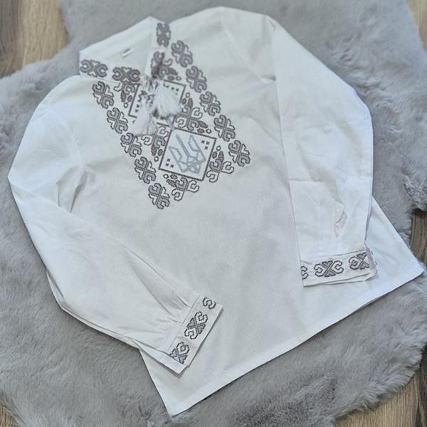 Вышиванка Limerense (152-176) LM172 white (деми)