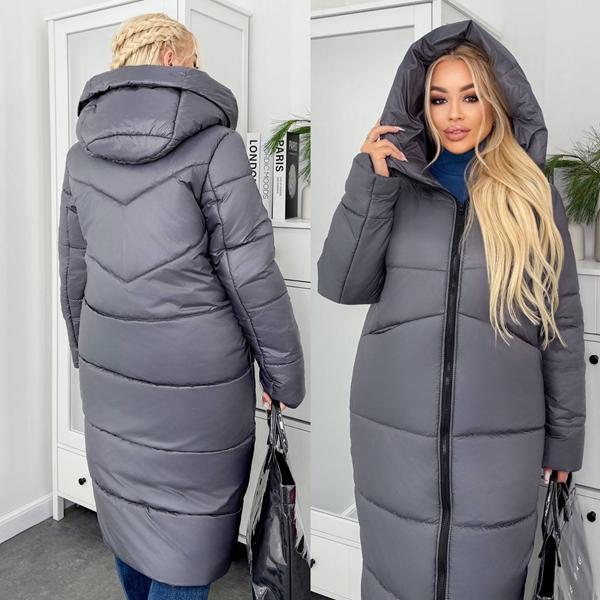 Куртка Seven Zikina (50-60) 1099 grey (зима)