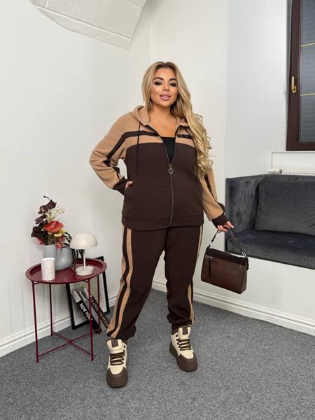 Костюм спорт Seven Zikina (50-60) 1347 brown (зима)