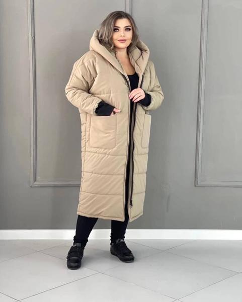 Пальто Seven Zikina (50-60) 901 beige (зима)